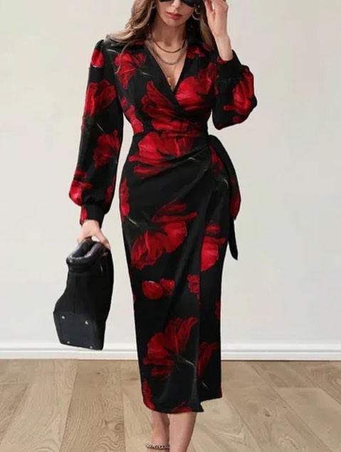 پیراهن فاخر چپ و راستی برند: shein سایز: 38/40/42