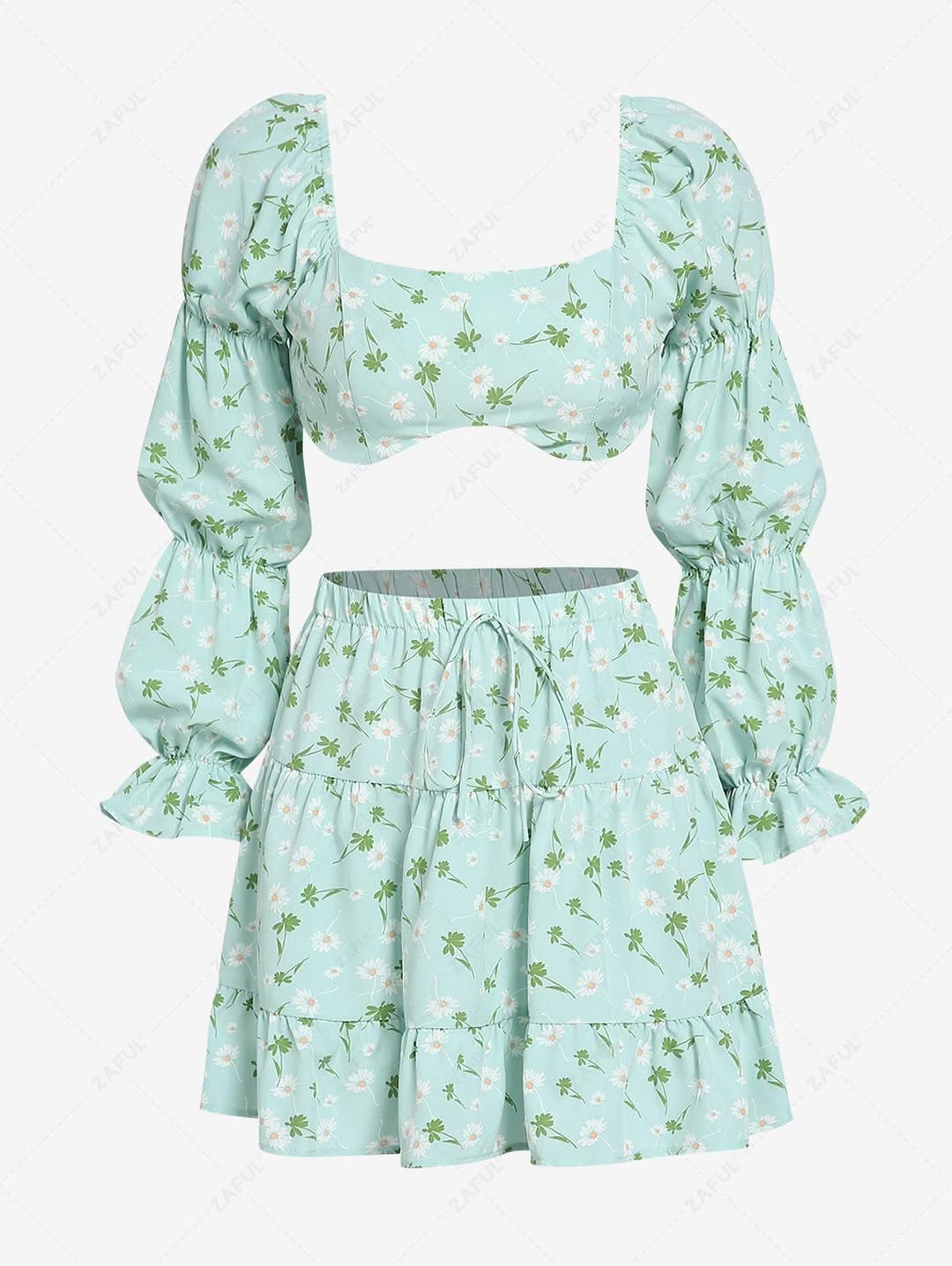 ست کراپ دامن برند: shein سایز: ۳۶/۳۸/۴۰