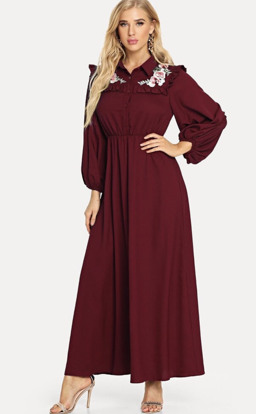پیراهن چری پوشیده